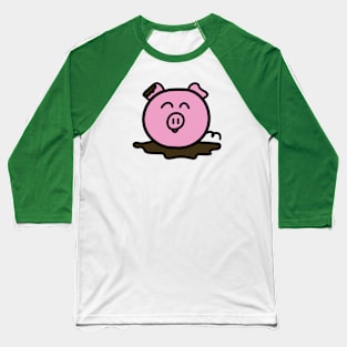 Pig in the Mud Baseball T-Shirt